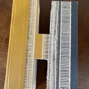 Anthropologie Book Decor - Letter H Shaped Book